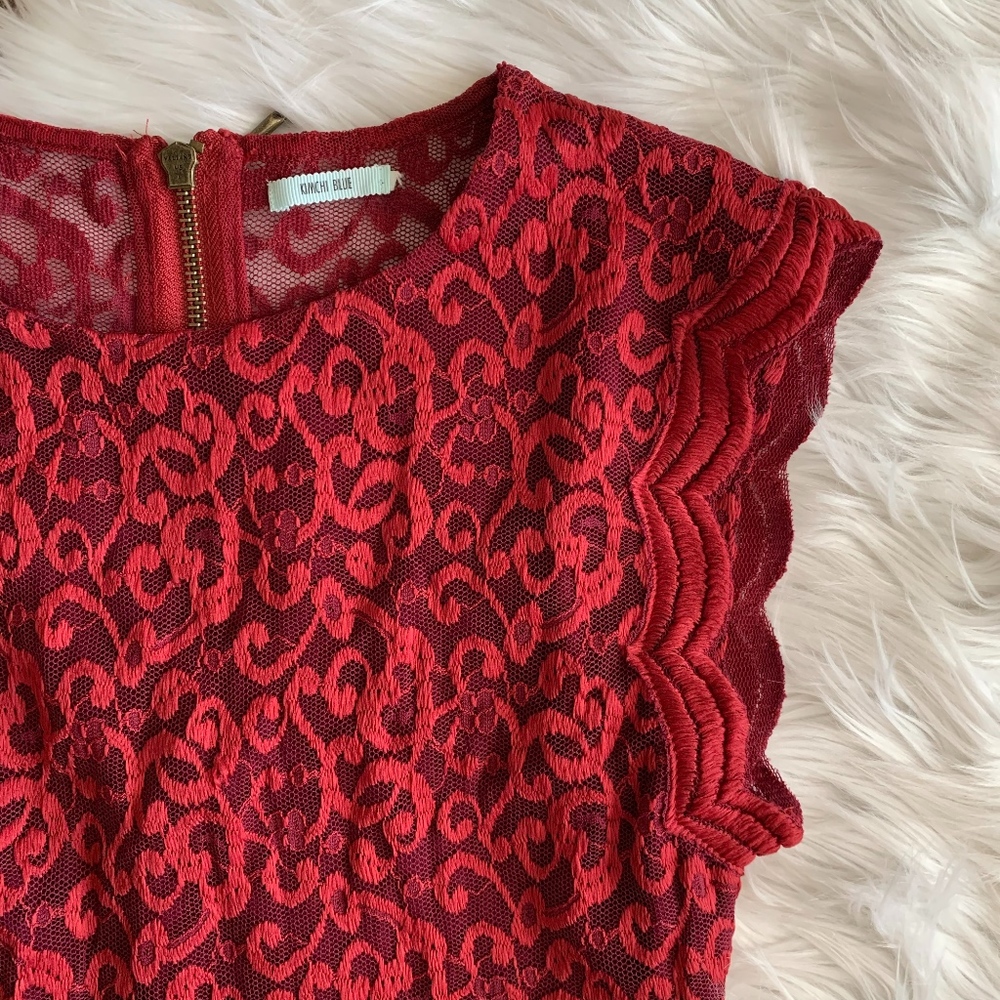 Urban Outfitters Lace Overlay Body Con Dress